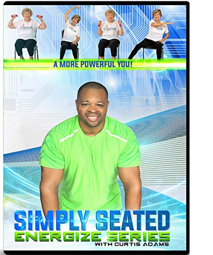 Book Cover Chair Exercise DVD for Seniors- Simply Seated is an invigorating Total Body Chair Workout. Warm up, Aerobic Endurance, Strengthening, Stretching. You Will Love This Chair Exercise for Seniors DVDs