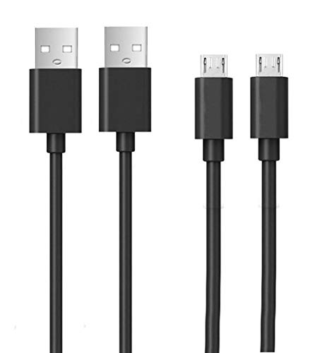 Book Cover 2 Pack Kindle Fire Charger Cord, Extra Long Compatible Amazon Fire Tablet HD HDx, Fire HD 10, Fire 7 8 &Kids Edition, All New Fire TV Pendant/E-Readers, Fire TV Stick, 6FT USB Charging Cable