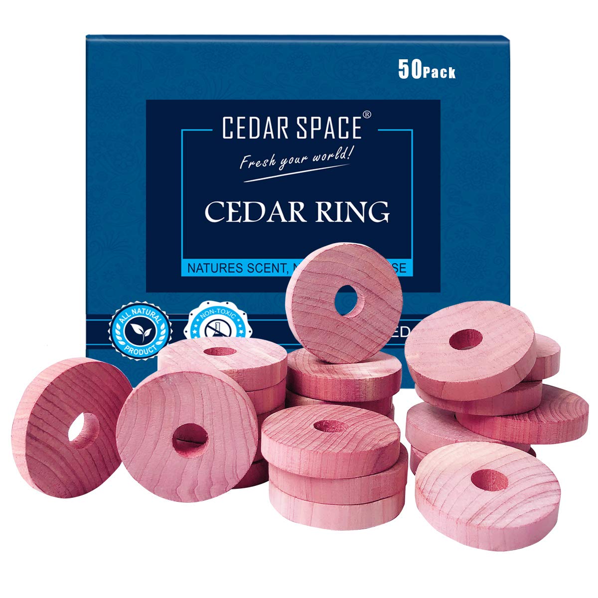 Cedar Space Cedar Blocks for Clothes Storages for Home (50)