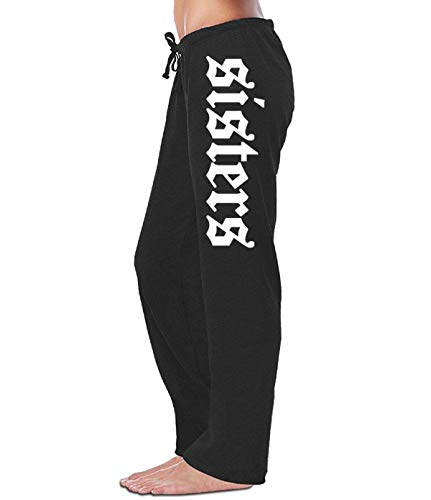WANGRED Sisters James Sweatpants James Pants Black S (Large, Black)