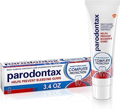 Parodontax Complete Protection Toothpaste For Bleeding Gums, Pure Fresh Mint, 3.4 Ounce