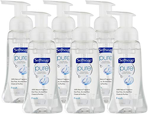 Softsoap Pure Foaming Hand Soap, Fresh, 8 Fluid Ounce (Pack of 6)