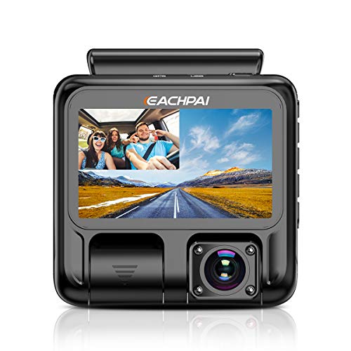 Book Cover Dual Dash Cam Full HD 1920x1080P Inside and Outside Car Camera Dash Cams 3