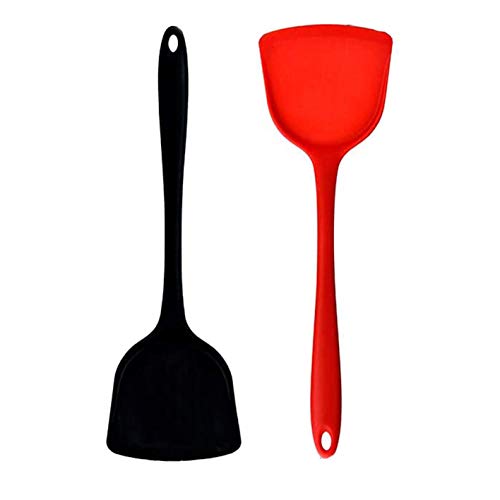Mr Rudolf 2 Piece Silicone Spatula,600Â°F High Heat-Resistant Premium Flexible Non-Stick Rubber,Kitchen Cooking/Baking Utensil
