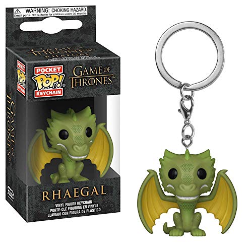 Funko POP Pop! Keychains: Game of Thrones - Rhaegal, Multicolor, us one-Size