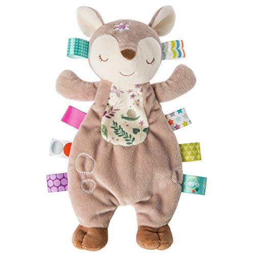 Book Cover Taggies Lovey Stuffed Animal Soft Toy, Flora Fawn, 11-Inches