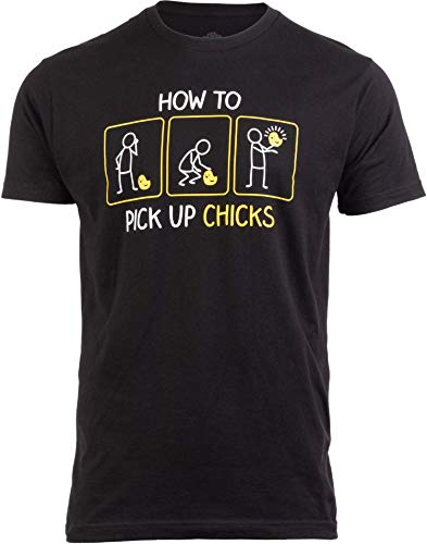Book Cover How to Pick up Chicks | Funny Sarcastic Sarcasm Joke Tee for Man Woman T-Shirt