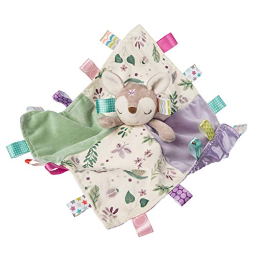 Book Cover Taggies Soothing Sensory Stuffed Animal Security Blanket, Flora Fawn, 13 x 13-Inches
