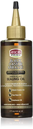 Book Cover African Pride Black Castor Miracle Hair & Scalp Sealing Oil 6oz