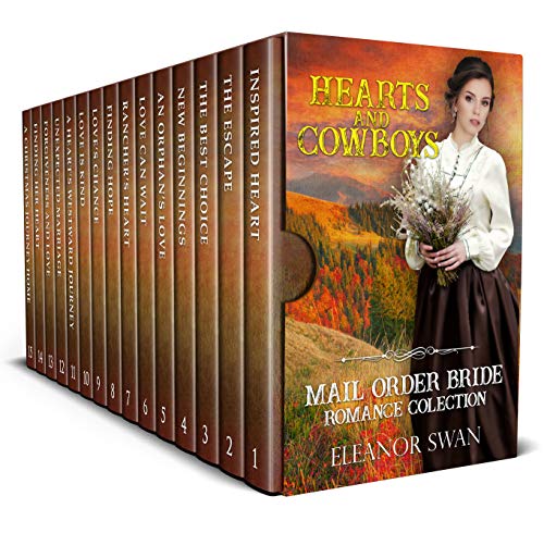 Book Cover Hearts and Cowboys: Mail Order Bride Romance Collection