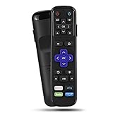 SofaBatn R2 Universal IR Remote Replacement for Roku Streaming Player with 13 Extra Learning Buttons to Control TV Soundbar All in One (for Roku 1 2 3 4 Premier+ Express+ Ultra, NOT for Roku Stick)