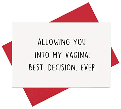 Funny Anniversary Card for Husband, Boyfriend, Birthday Card for Him, Valentines Day Card