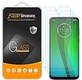 Supershieldz (3 Pack) Designed for Motorola Moto G7 Tempered Glass Screen Protector, Anti Scratch, Bubble Free