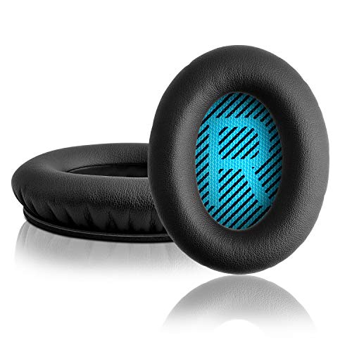 DDup Headphones Replacement Earpads,Ear Pads for Bose QuietComfort 25/QuietComfort 15/QC2/QC35 Noise Cancelling Headphones,Ae2,Ae2i,Ae2W Replacement Ear Cusion(Large for QC25/2/15,AE2,AE2I,AE2W,Black)