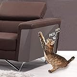 Anti Cat Scratching Deterrent Tape, Scratch Protection Tapes for Pet, Clear Double Sided Training Tape, How to Love Your Pet by Protect Your Upholstered Furniture is The Best Choice(Pins Free) (8PCS)