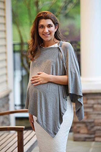 Nursing Cover, Breastfeeding Cover, Gray Modal