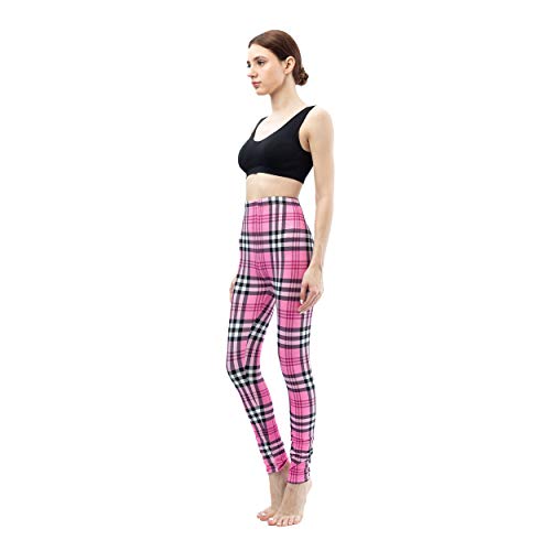 Yiwbeij Printed Leggings for Women - Mid Waist Womens Soft Yoga Leggings Pants
