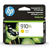Original HP 910XL Yellow High-Yield Ink Cartridge | Works with HP OfficeJet 8010, 8020 Series, HP OfficeJet Pro 8020, 8030 Series | Eligible for Instant Ink | 3YL64AN
