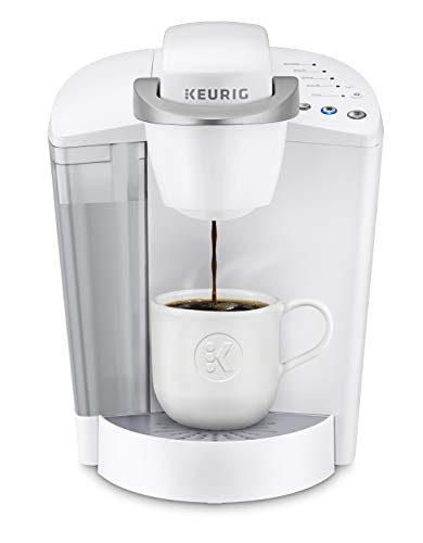Book Cover Keurig K-Classic Coffee Maker, Single Serve K-Cup Pod Coffee Brewer, 6 to 10 Oz. Brew Sizes, White