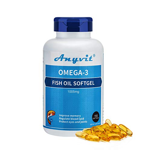 Anyvit Omega 3 Fish Oil 1005mg,150 Softgels