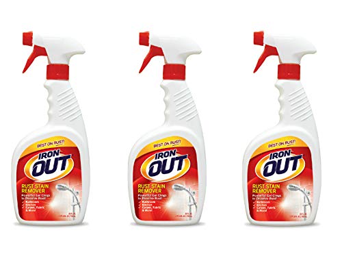 Iron Out Rust Stain Remover Spray, 24 fl oz, 3 Bottles 3 Count