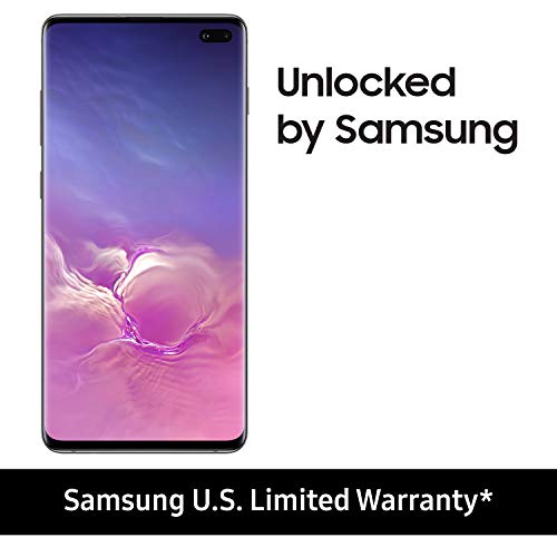 Samsung Galaxy S10+ Plus Factory Unlocked Phone with 512GB (U.S. Warranty), Ceramic Black