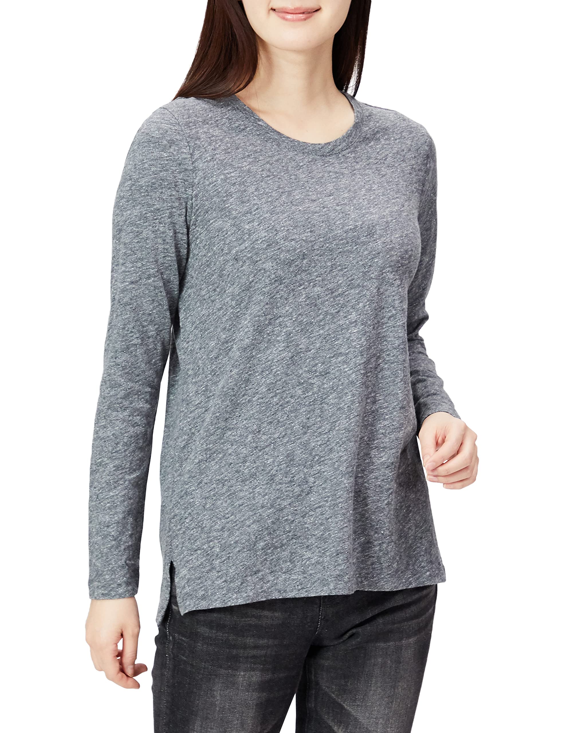 Amazon Brand - Goodthreads Women's  Washed Jersey Cotton Long-Sleeve Crewneck T-Shirt