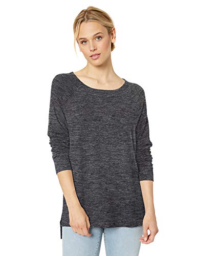 Amazon Brand - Daily Ritual Women's Cozy Knit Open Crewneck Pullover