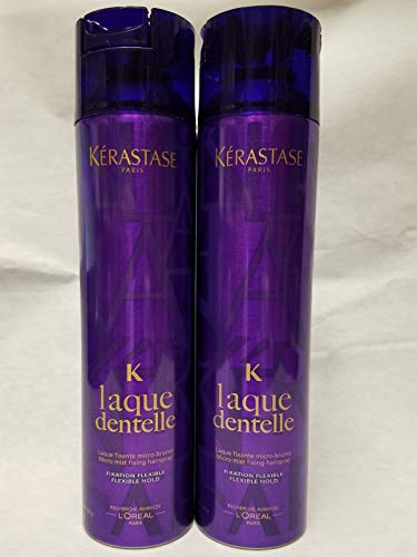 Kerastase Laque Dentelle Flexible Hold Hairspray 8.8 oz. Pack of 2