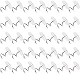 SOWAKA 30 Pcs Twist Pins Upholstery Clear Heads Slip Cover Fasteners Headliner Pins for Sofa Car Van Home Furniture Hold Bed Skirt (30 pcs)
