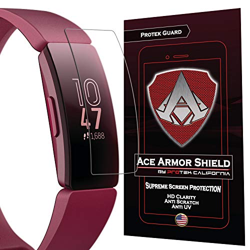 Ace Armorshield (8 Pack) Premium HD Scratch Resistant Screen Protector Compatible with Fitbit Inspire/Fitbit Inspire HR