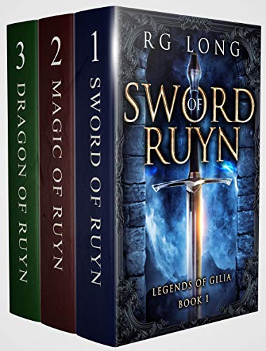Book Cover Ruyn Trilogy Boxed Set : 1- Sword of Ruyn, 2 - Magic of Ruyn, 3 - Dragon of Ruyn: An Epic Fantasy Boxes Set Adventure (Legends of Gilia Boxed Set)