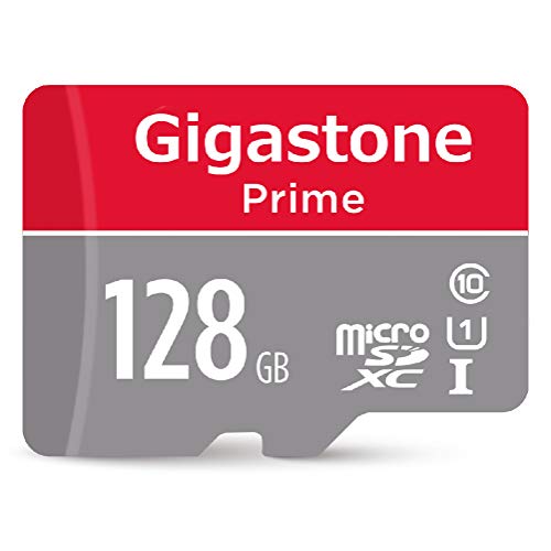 Gigastone 128GB Micro SD Card UHS-I U1 Class10 MicroSD XC Memory Card with SD Adapter High Speed Memory Card Class 10 UHS-I Full HD Video Nintendo Switch Dashcam GoPro Camera Samsung Canon Nikon Drone