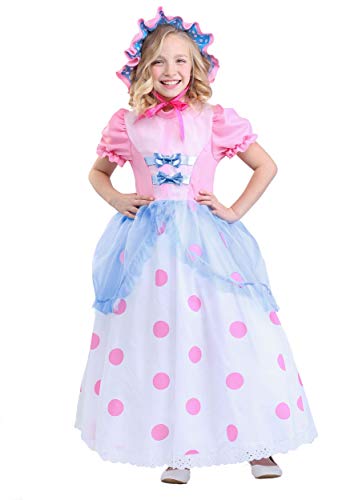 Book Cover Girls Little Bo Peep Costume - pink - L