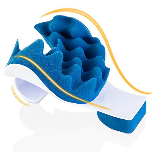 PAWING Chiropractic Pillow - Neck and Shoulder Relaxer Cervical Pillow Neck Traction Device for Pain Relief Management and Cervical Spine Alignment