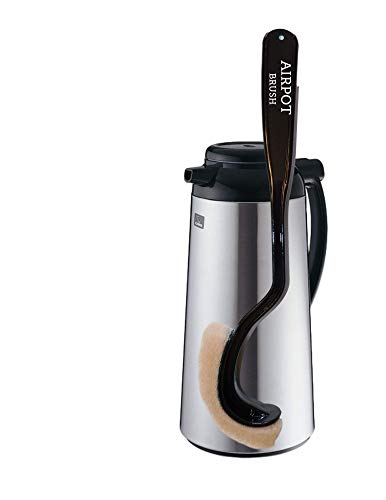 AIR POT CLEANER, AIRPOT BRUSH 16 INCH, FOR GLASS LINED THERMAL CARAFES 100% RECYCLED MADE IN USA