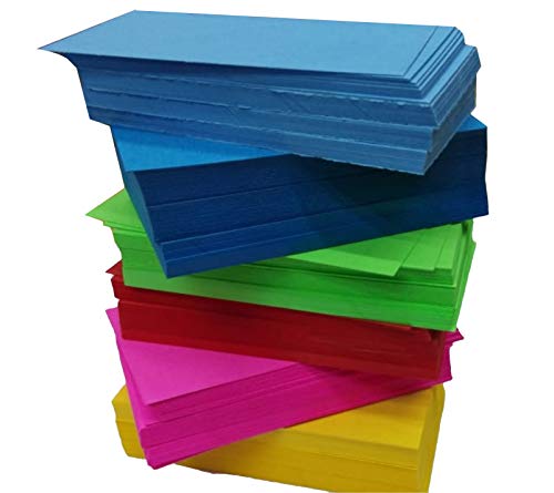 Book Cover IMPRINT Colorful Index Cards, Flash Cards, Message Cards(Small Size Like Business Cards) - 3.5 inch x 2 Inch (Pack of 100)