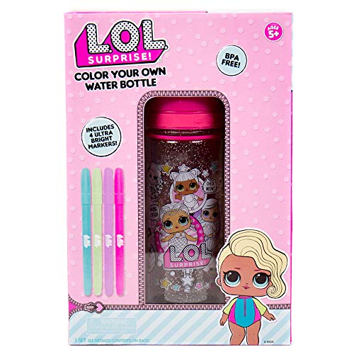 Book Cover L.O.L. Surprise! Color Your Own Water Bottle by Horizon Group USA