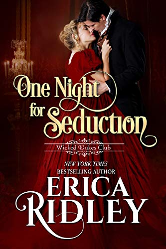 Book Cover One Night for Seduction (Wicked Dukes Club Book 1)