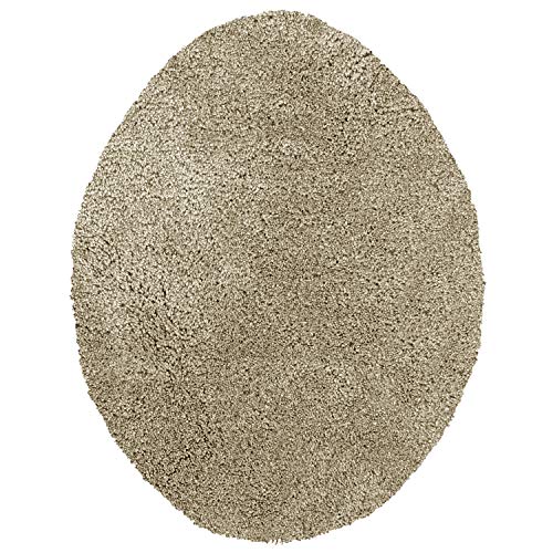 Maples Rugs ColorSoft Non Slip Washable & Quick Dry Elongated Toilet Seat Lid Cover [Made in USA], Solid
