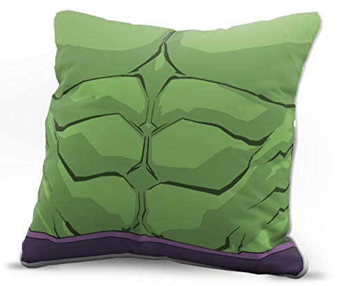 Book Cover Jay Franco Marvel Decorative Pillow Cover Hulk - Green
