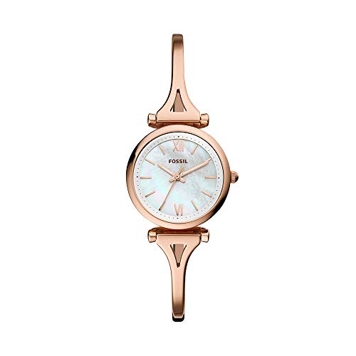 Fossil Analog Mother of Pearl Dial Women's Watch-ES4500