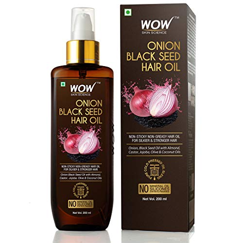WoW Onion Black Seed Hair Oil 200mL / 6.8 fl. oz.