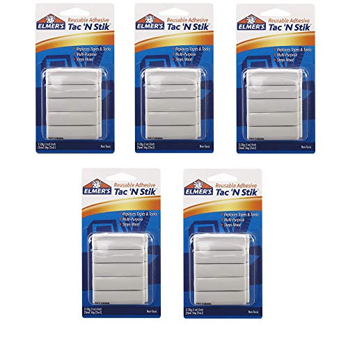 Elmer's Tac 'N Stik Reusable Adhesive - 5 Pack