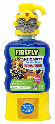 Firefly Anti-Cavity Mouth Rinse (16 Ounce, Pack of 4) (Transformers)