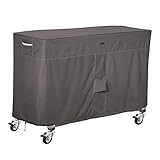 Classic Accessories 55-997-045101-EC Ravenna Flat Top Griddle Cover, Dark Taupe/Mushroom/Espresso