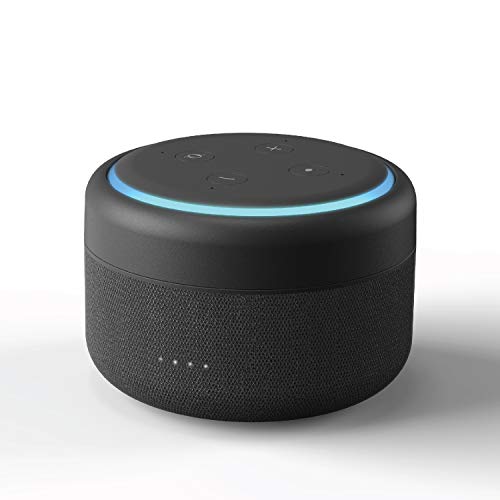 i-box Echo Dot Battery Base 3rd Generation - Wireless Charger for Echo Dot 3rd Gen (Latest Model)