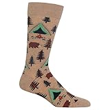 Hot Sox Men's The Great Outdoors Novelty Crew Socks