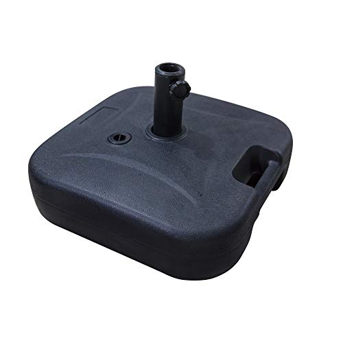 LOKATSE HOME Outdoor Patio Umbrella Base Water Filled, Heavy Duty Umbrella Stand and Pole Umbrella Holder Outdoor Umbrella Weights Water for Patio Umbrella