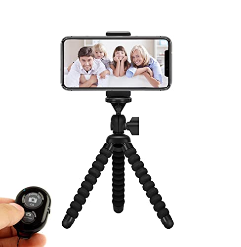 Phone Tripod VENNKE Flexible Phone Tripod for iPhone 14 13 12 Mini 11 Pro XS Max XR X Android Stand Camera Holder with Remote